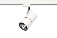 LED skinnespot 13W/930 25°  3-F Hvid
